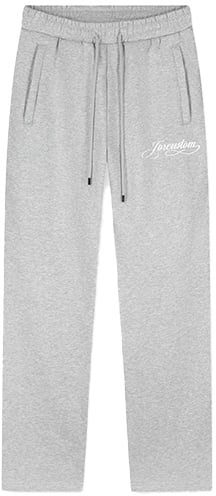 JORCUSTOM Jorcustom Handscript Fleece Straight Fit Jogger Grijs