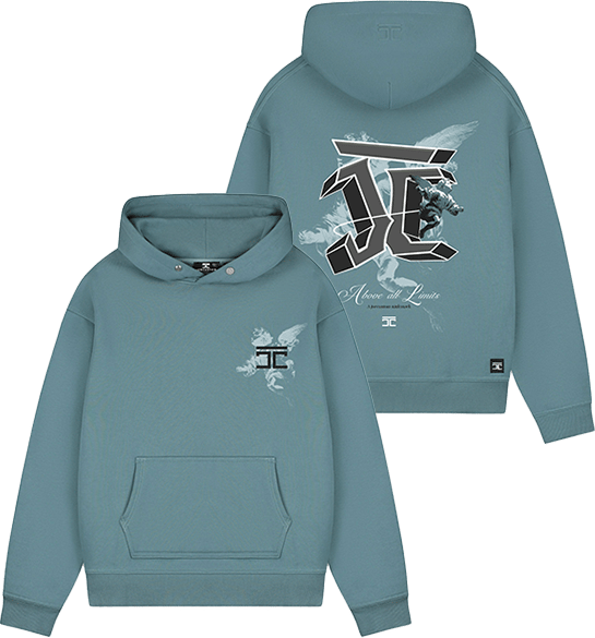 JORCUSTOM Jorcustom AboveallLimits Fleece Oversized Hoodie Blauw