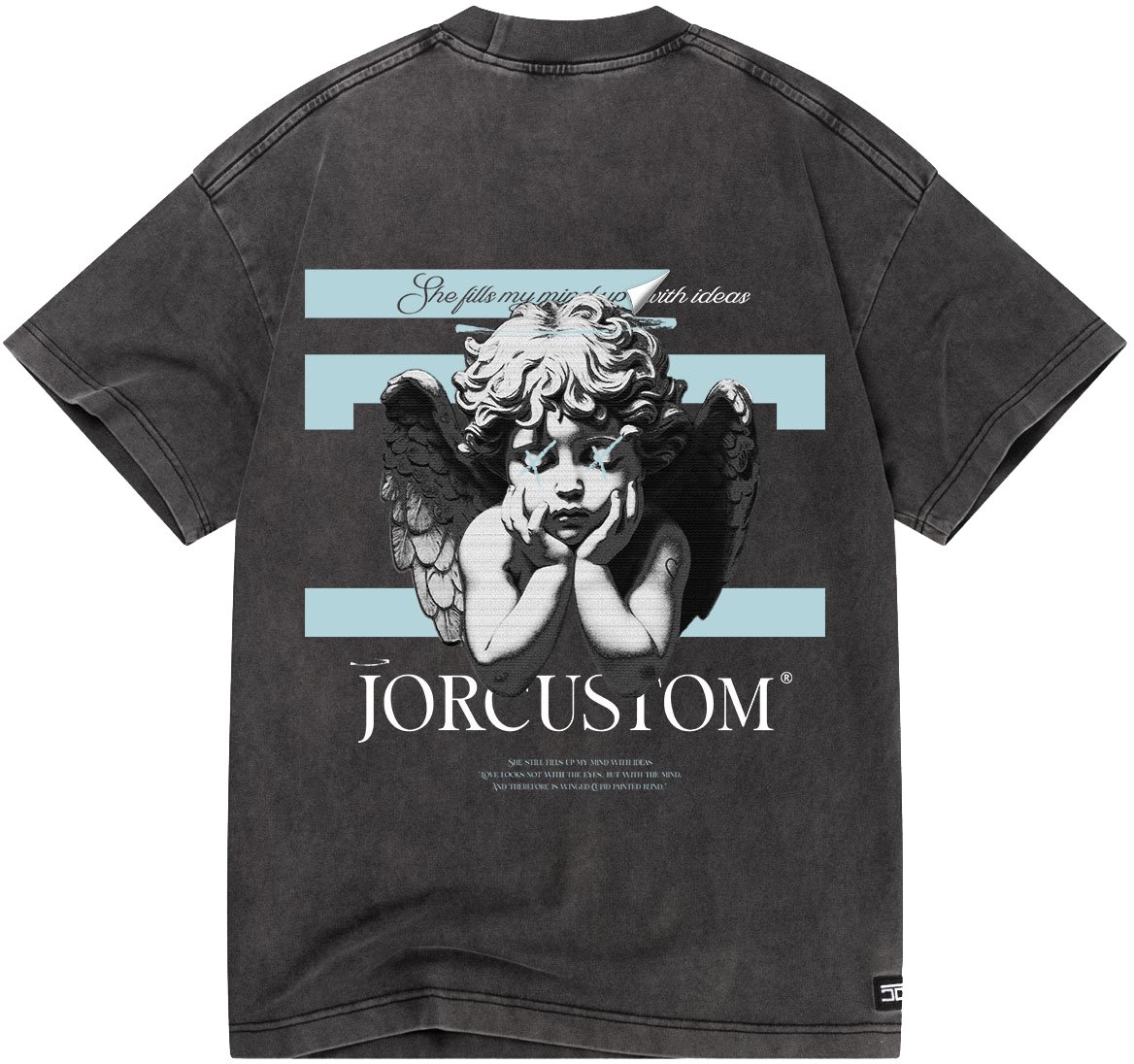 JORCUSTOM Jorcustom Angel2.0 Loose Fit T-Shirt Grijs