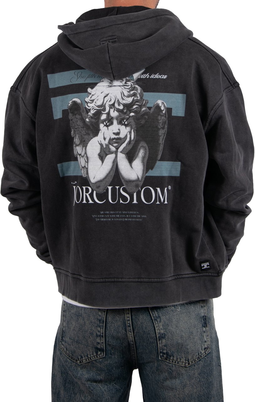 JORCUSTOM Jorcustom Angel2.0 Fleece Zipped Hoodie Grijs