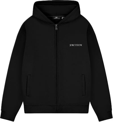 JORCUSTOM Jorcustom Angel2.0 Fleece Zipped Hoodie Zwart