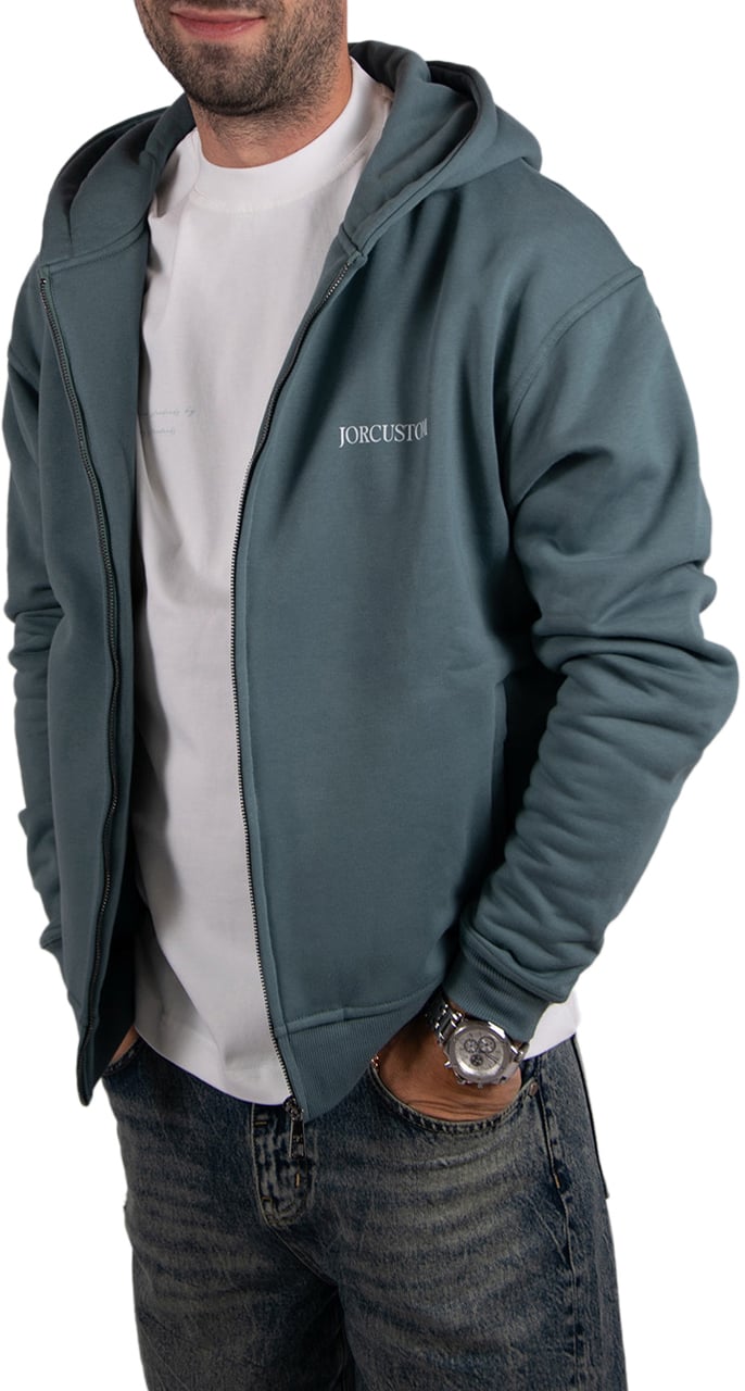 Jorcustom Angel2.0 Fleece Zipped Hoodie Blauw
