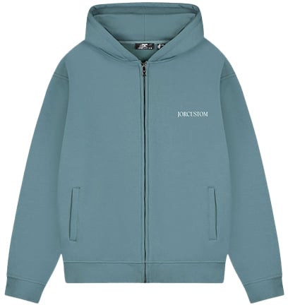 Jorcustom Angel2.0 Fleece Zipped Hoodie Blauw