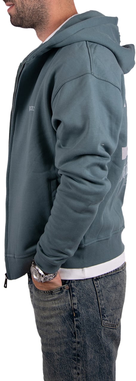 Jorcustom Angel2.0 Fleece Zipped Hoodie Blauw