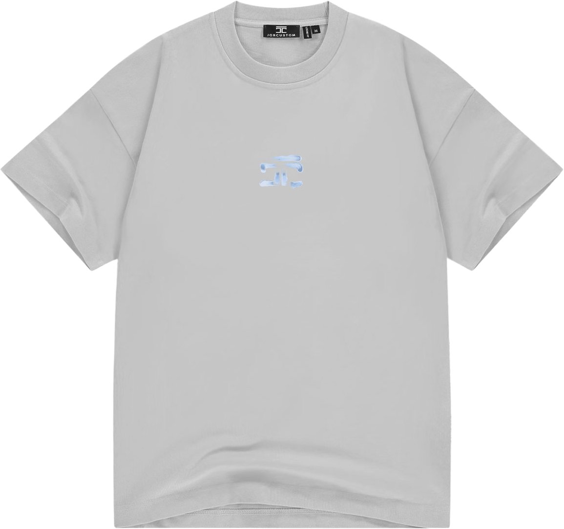 Jorcustom Artist2.0 Loose Fit T-Shirt M-SS26-LFTSHIRT-ARTIST2. LightGrey Lichtgrijs