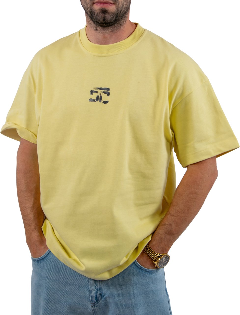 Jorcustom Artist2.0 Loose Fit T-Shirt Geel