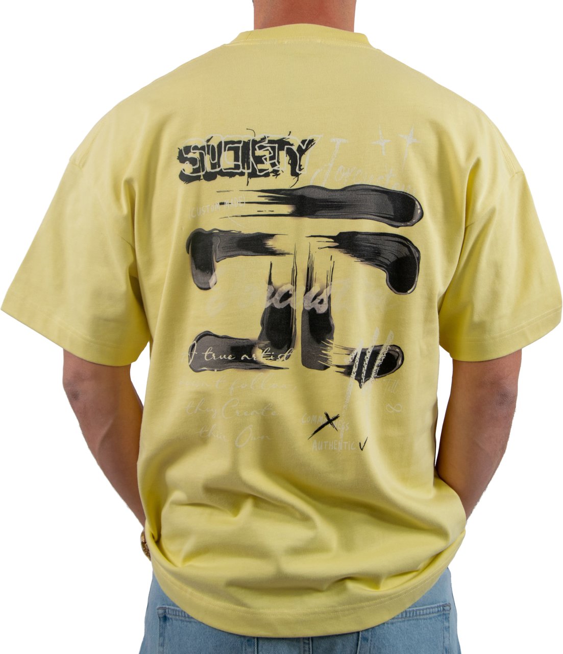 Jorcustom Artist2.0 Loose Fit T-Shirt Geel