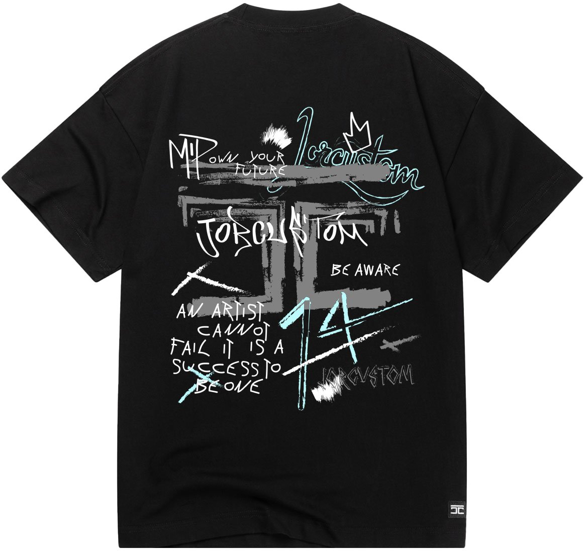 JORCUSTOM Jorcustom Artist Loose Fit T-Shirt Zwart