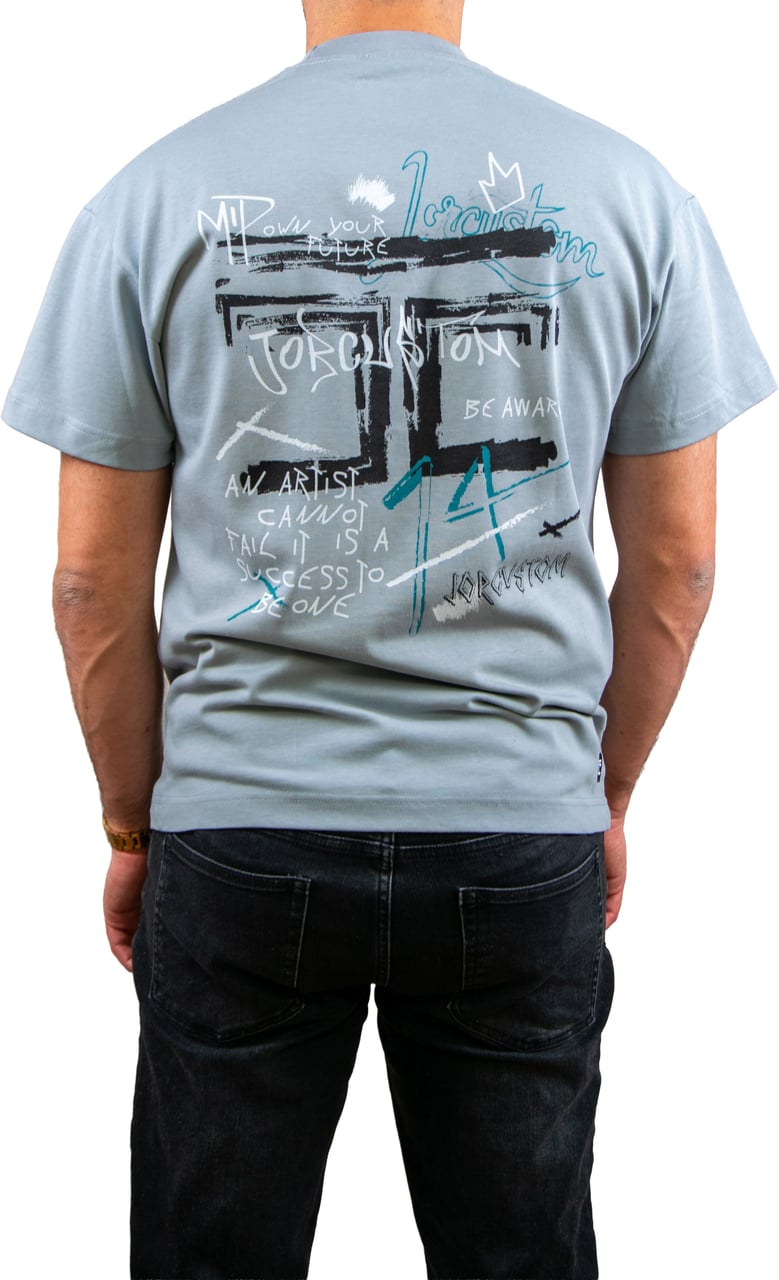 JORCUSTOM Jorcustom Artist Loose Fit T-shirt Blauw
