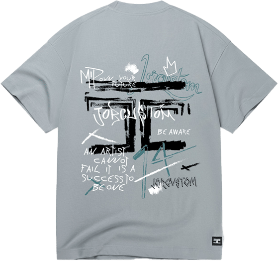 JORCUSTOM Jorcustom Artist Loose Fit T-shirt Blauw