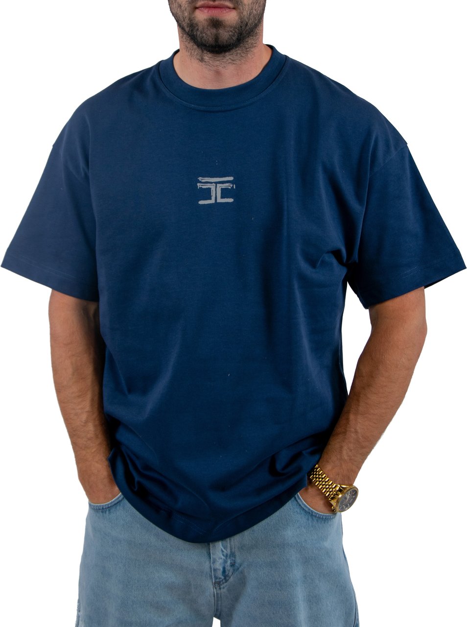 Jorcustom Artist Loose Fit T-Shirt Blauw
