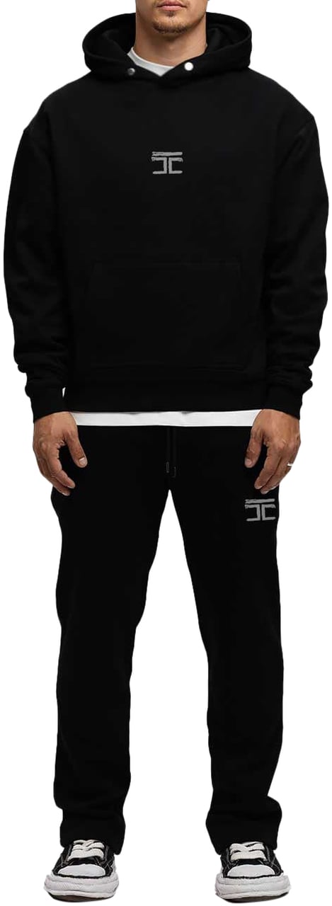 JORCUSTOM Artist Fleece Straight Fit Joggingbroek Zwart