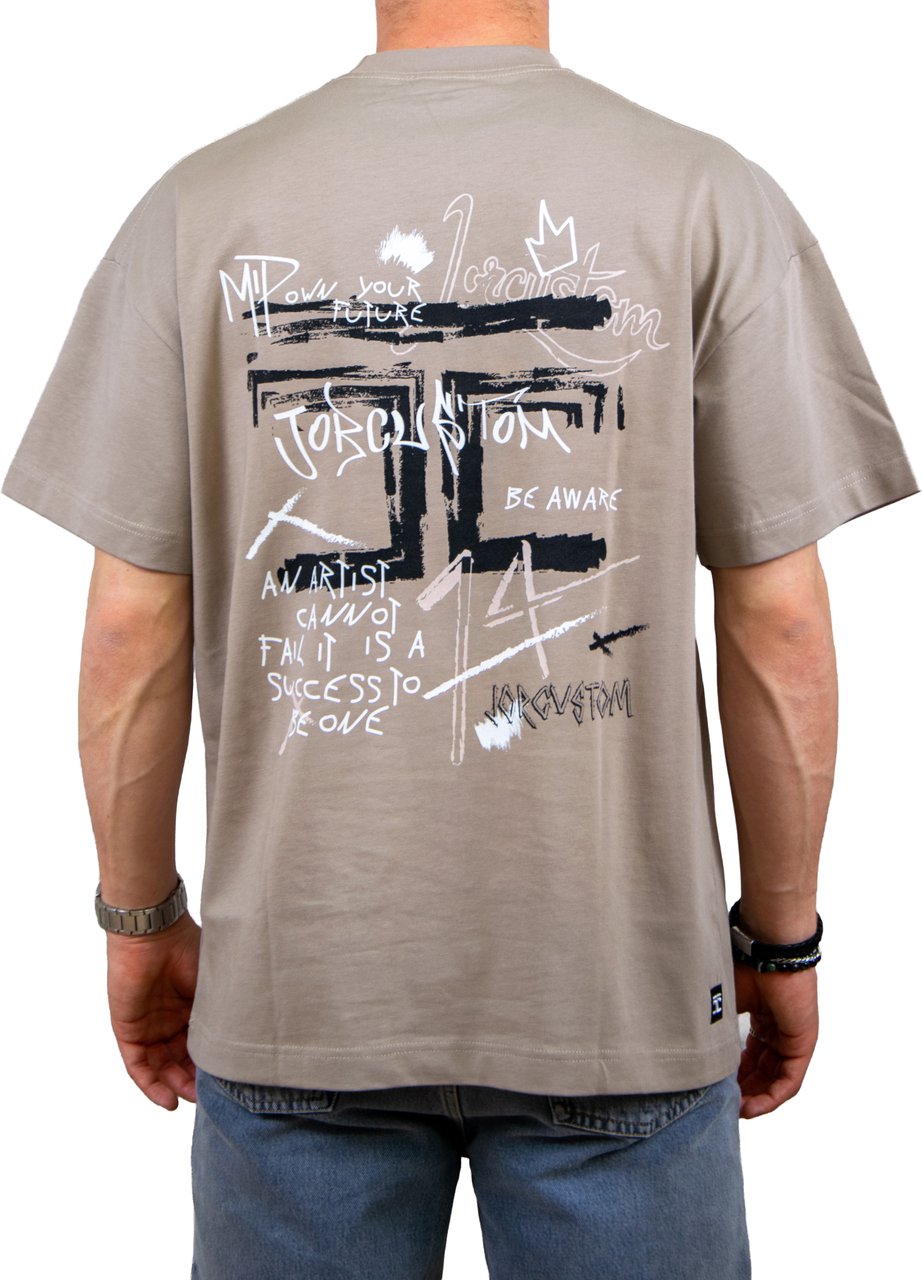 Jorcustom Artist Loose Fit T-Shirt Beige