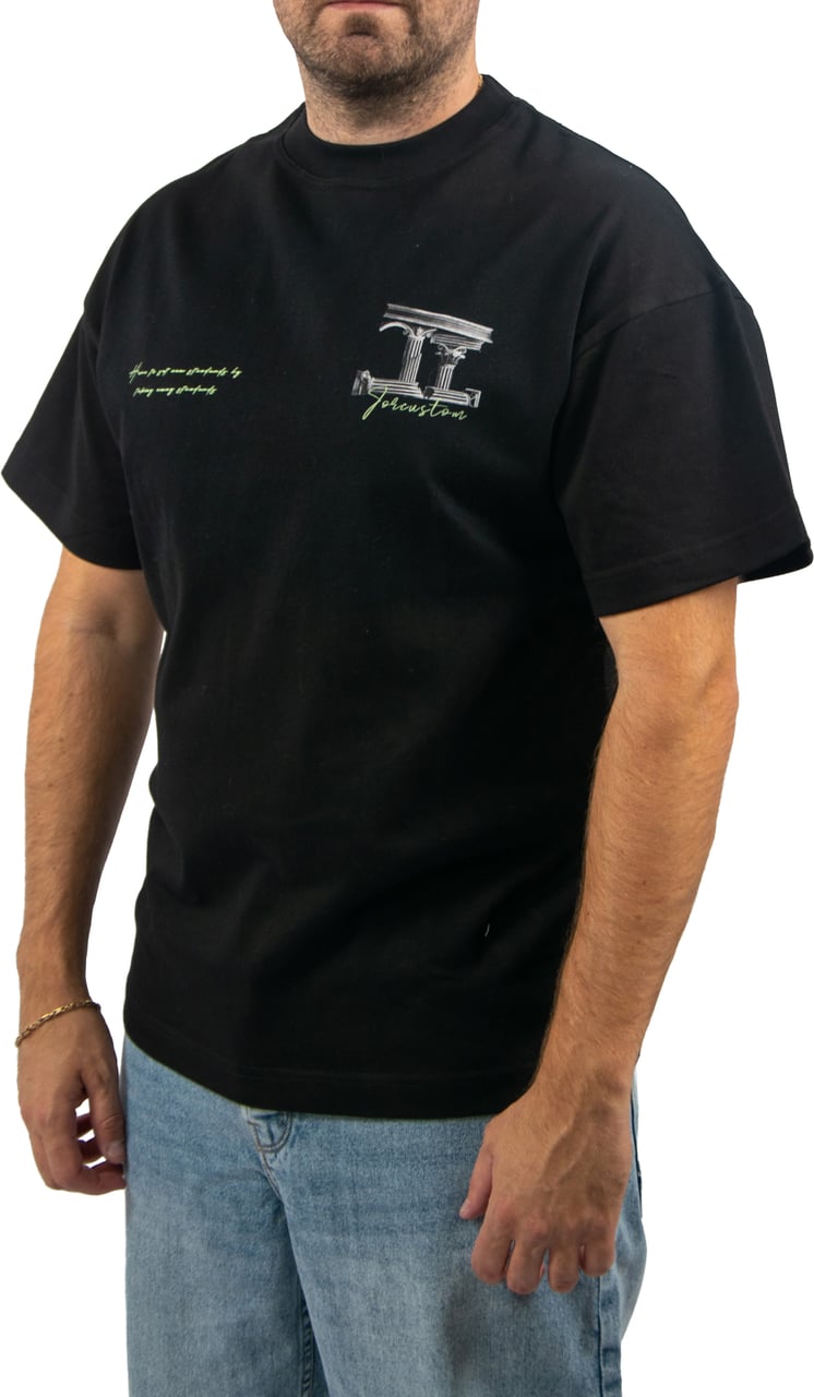 Jorcustom Broken World Loose Fit T-Shirt Zwart