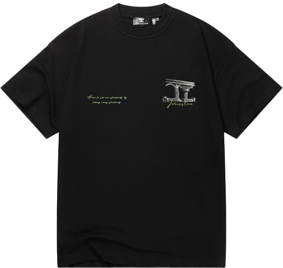 Jorcustom Broken World Loose Fit T-Shirt Zwart
