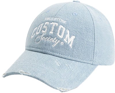 Jorcustom CustomSociety Denim Cap Blauw
