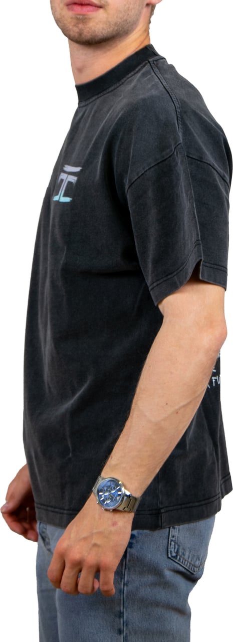 Jorcustom Graffiti Loose Fit T-Shirt Grijs