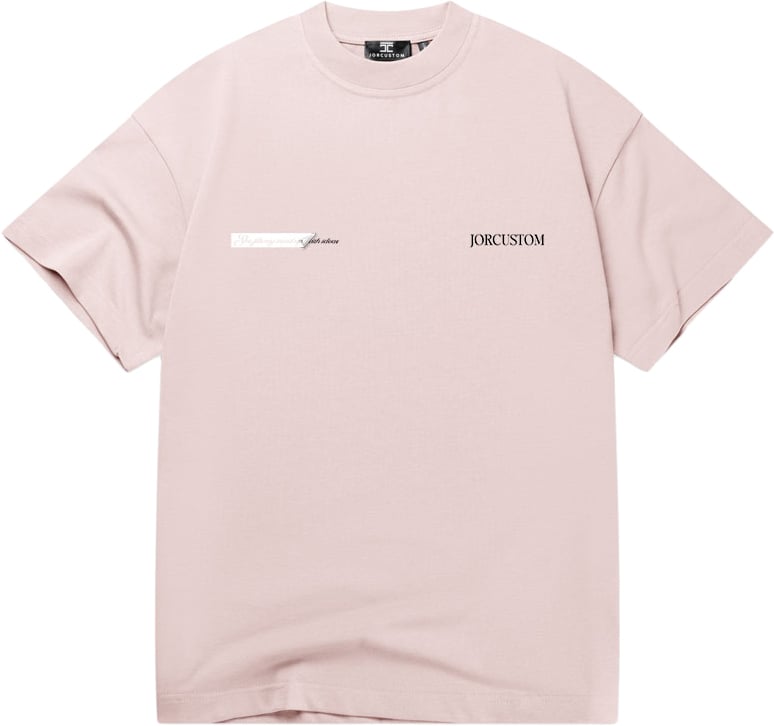 Jorcustom Angel2.0 Summer Set Loose Fit T-Shirt M-SS26-SSLFTEE-ANGEL2.0 AshPink AshPink Roze