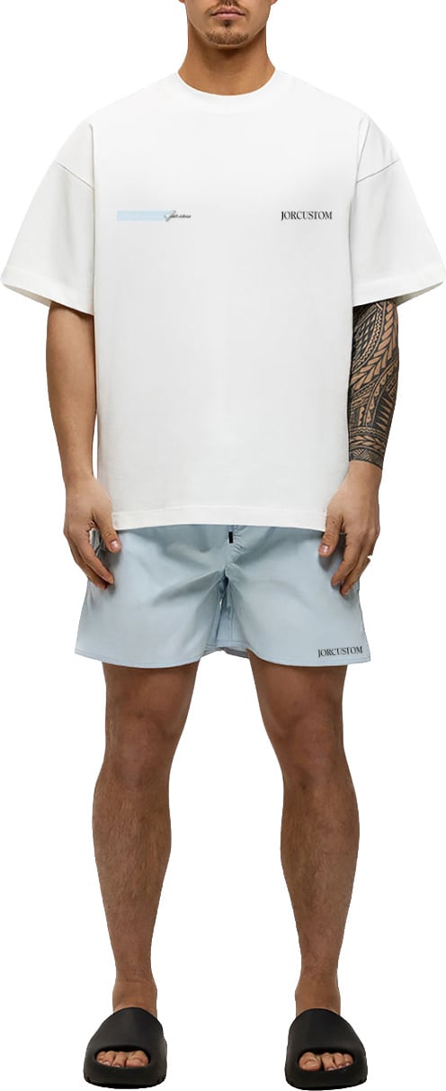 JORCUSTOM Angel 2.0 Summer Set Loose Fit T-Shirt Wit