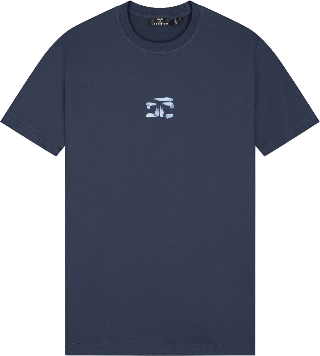 JORCUSTOM Artist 2 0 slim fit tee midnight bl Blauw