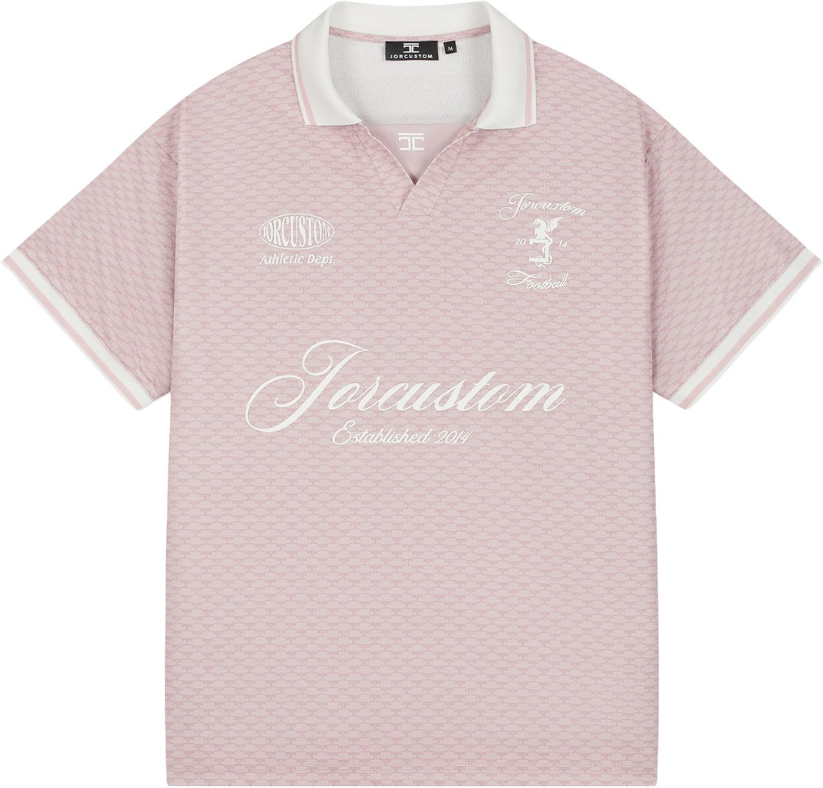 Jorcustom Football Jersey M-SS26-FOOTJERSEY AshPink AshPink Roze