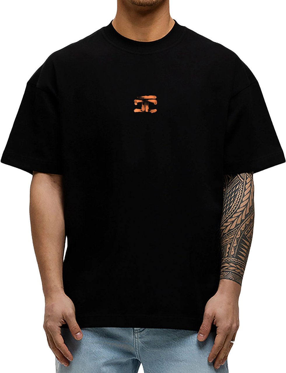 Jorcustom KD-Artist2.0 Loose Fit T-Shirt M-SS26-LFTSHIRT-KD-ARTIS Black Zwart