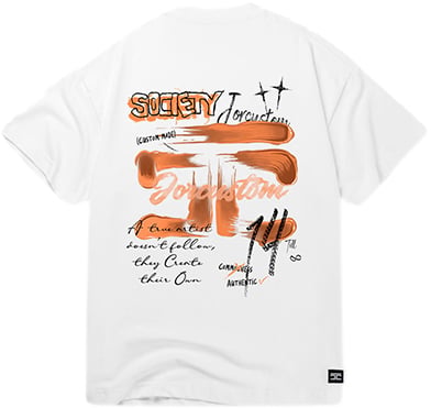 Jorcustom KD-Artist2.0 Loose Fit T-Shirt M-SS26-LFTSHIRT-KD-ARTIS White Wit