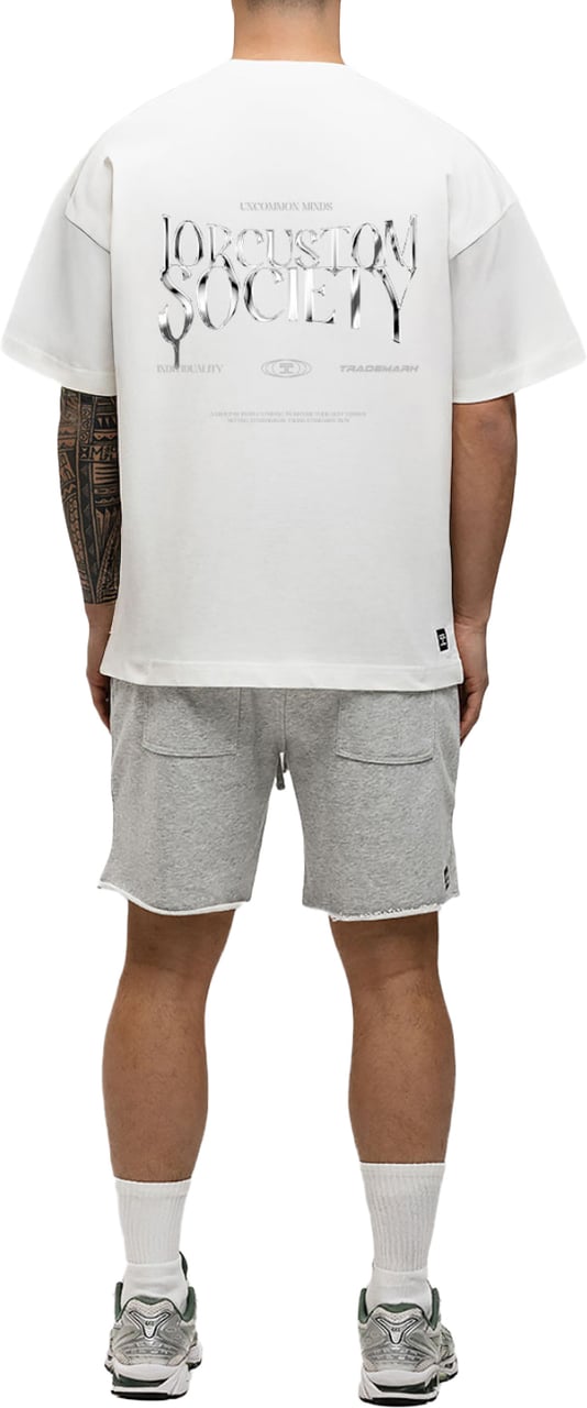 JORCUSTOM UncommonMinds Summer Set Loose Fit T-Shirt Wit