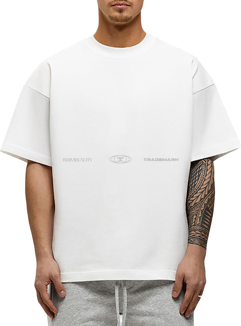 JORCUSTOM UncommonMinds Summer Set Loose Fit T-Shirt Wit