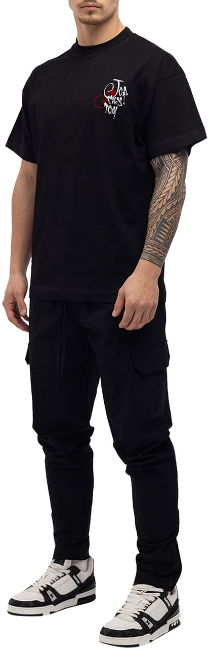 JORCUSTOM LoveAngel Loose Fit T-Shirt Zwart