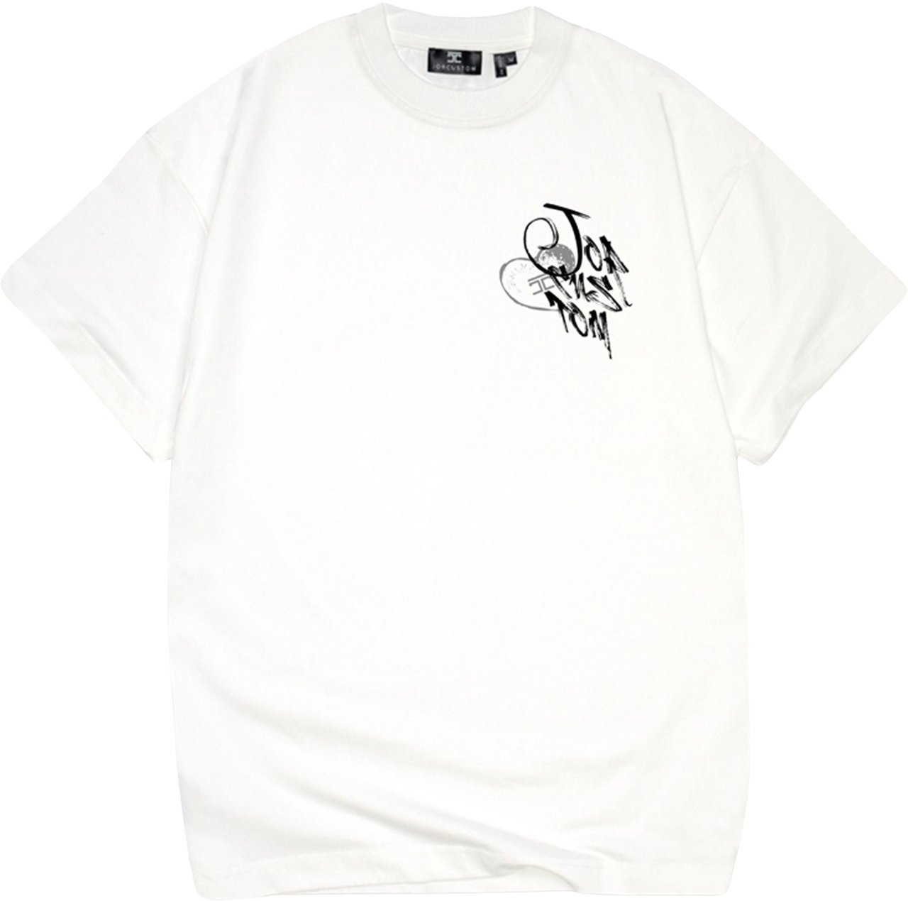 JORCUSTOM LoveAngel Loose Fit T-Shirt Wit