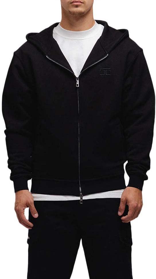 JORCUSTOM Artist Zipped Hoodie Zwart