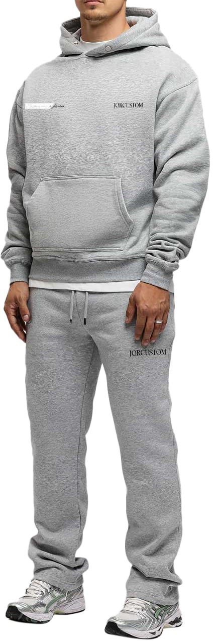 JORCUSTOM Angel2.0 Fleece Straight Fit Joggingbroek Grijs