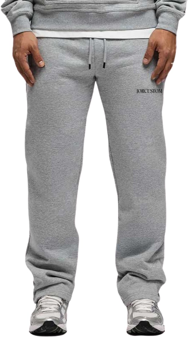 JORCUSTOM Angel2.0 Fleece Straight Fit Joggingbroek Grijs