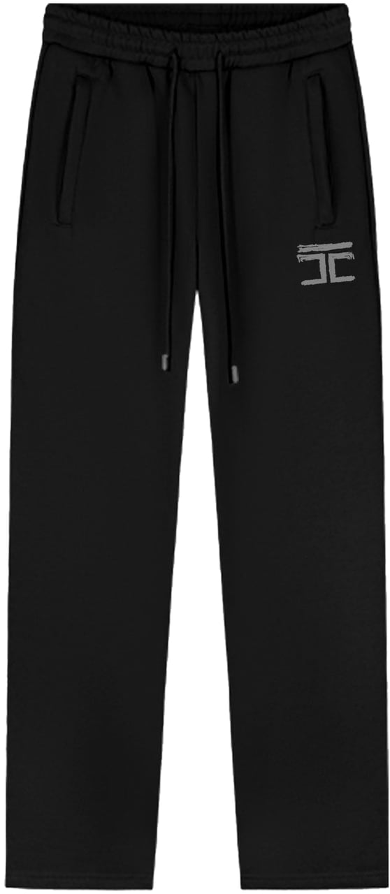 JORCUSTOM Artist Fleece Straight Fit Joggingbroek Zwart