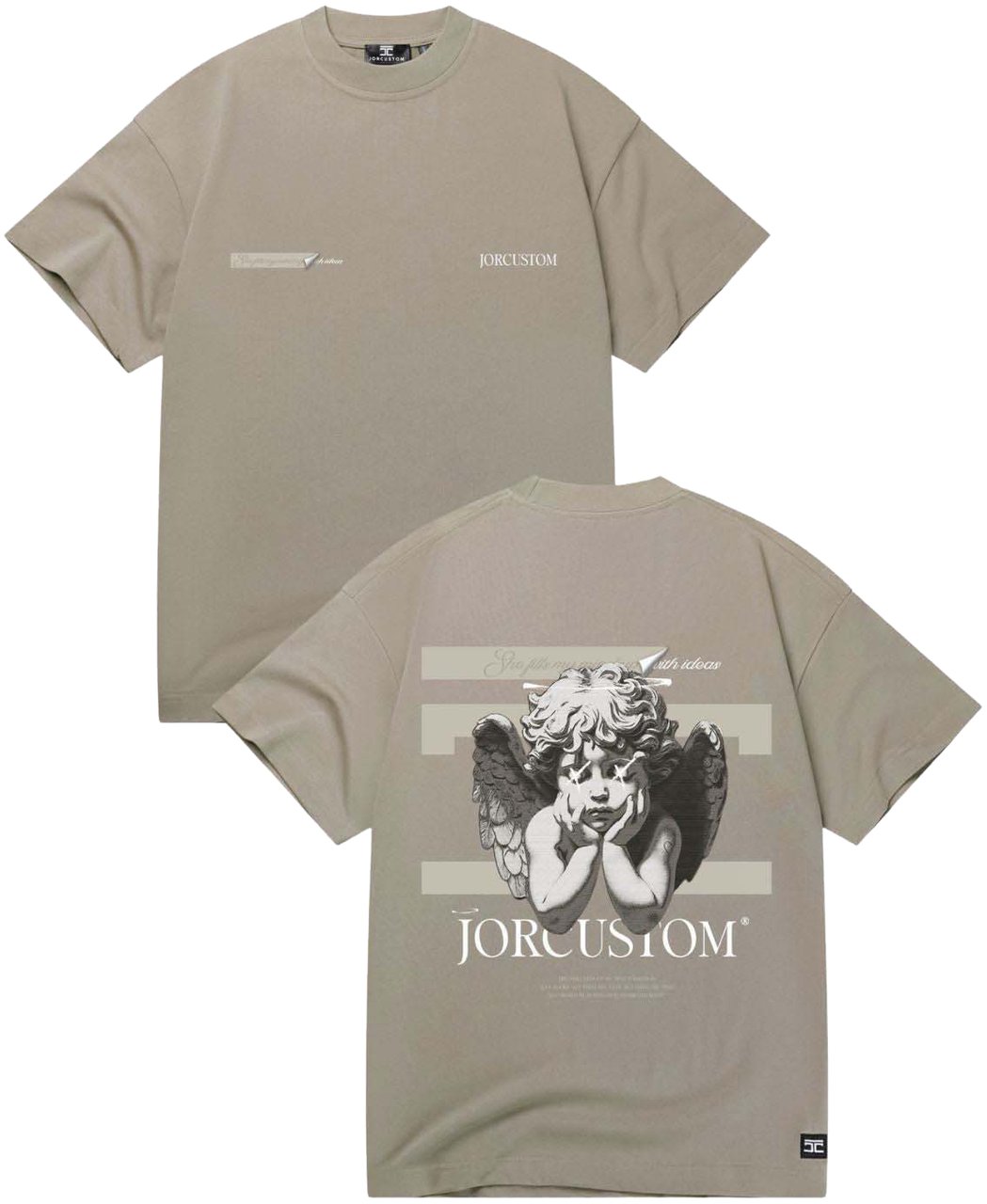 JORCUSTOM Angel 2.0 T-Shirt Taupe