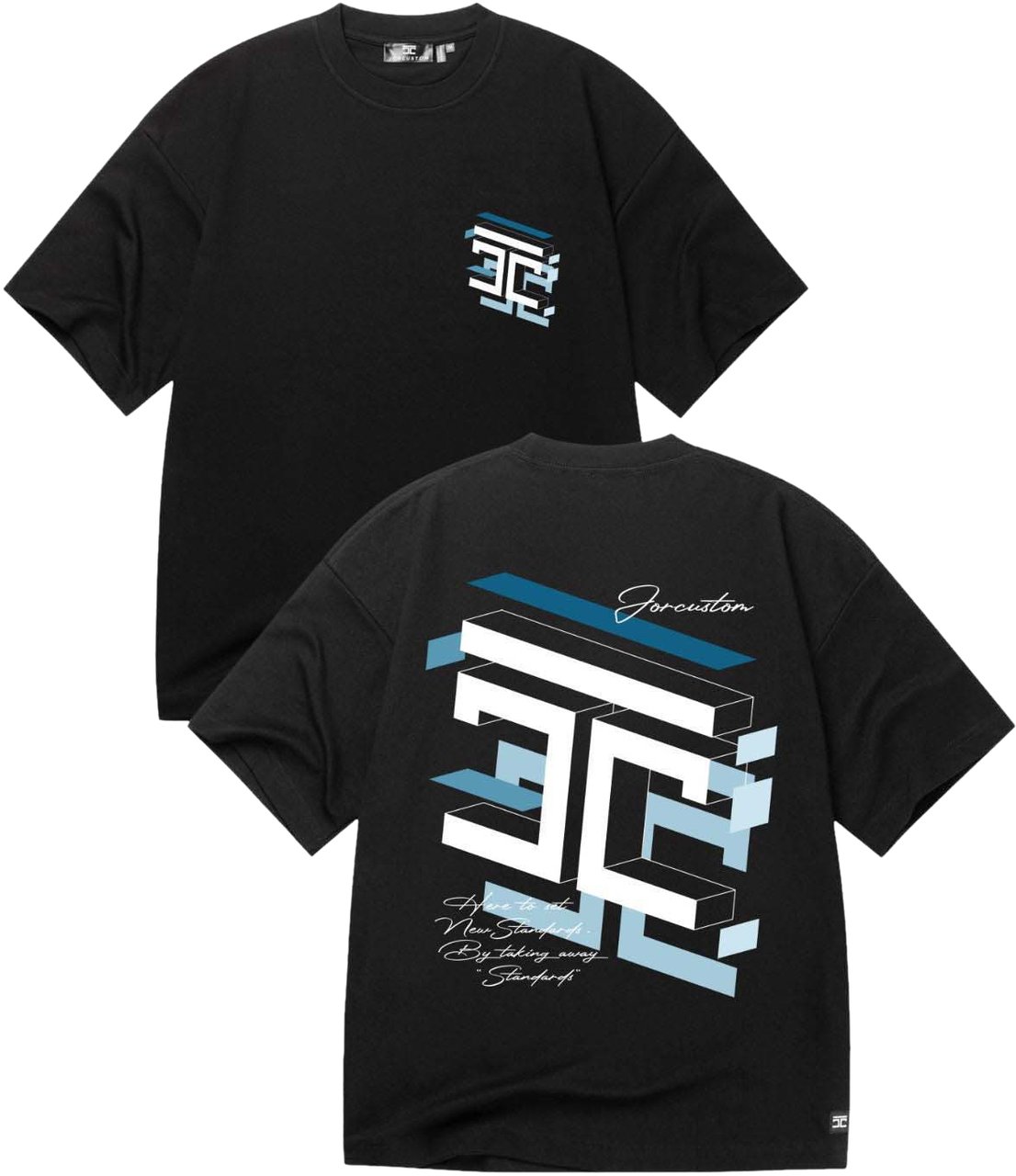 JORCUSTOM Assembly T-Shirt Zwart
