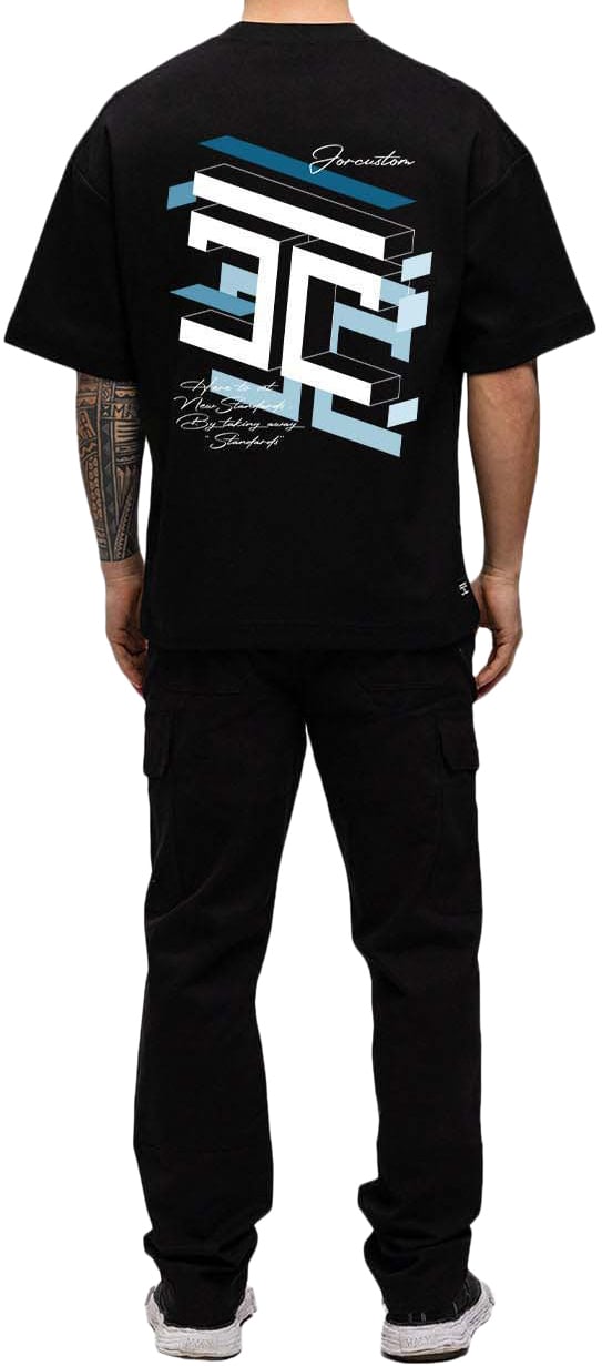JORCUSTOM Assembly T-Shirt Zwart