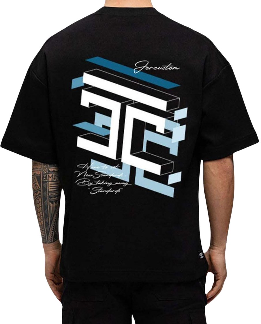 JORCUSTOM Assembly T-Shirt Zwart