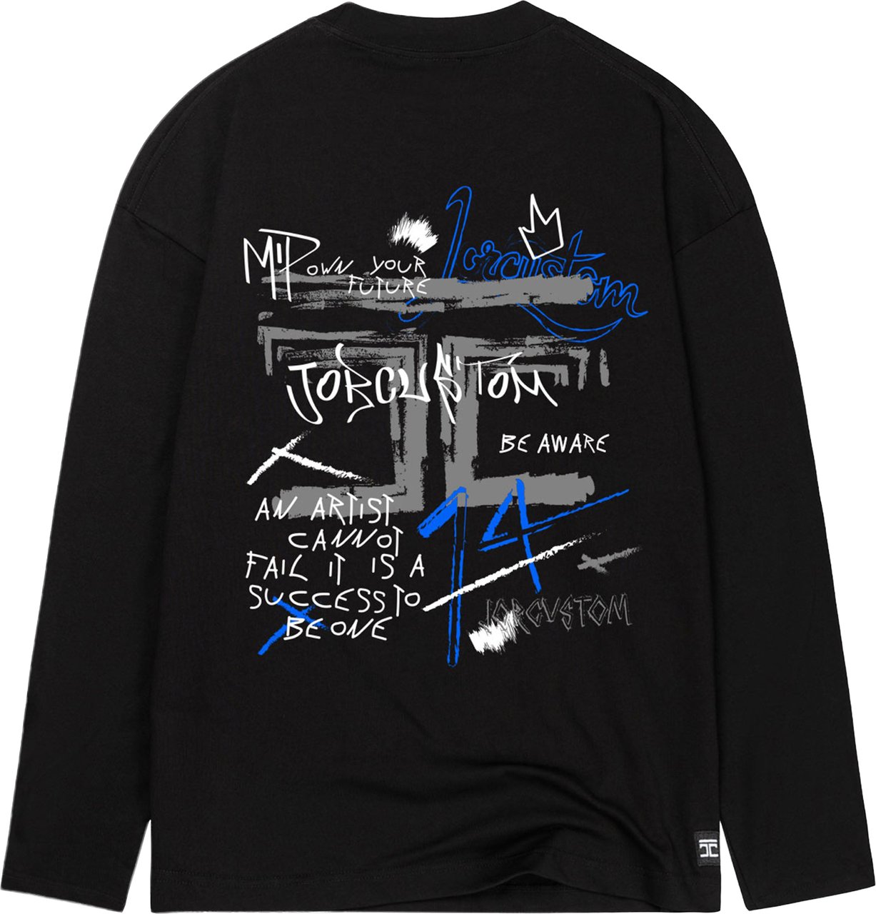 JORCUSTOM Artist 2.0 Longsleeve T-Shirt Zwart