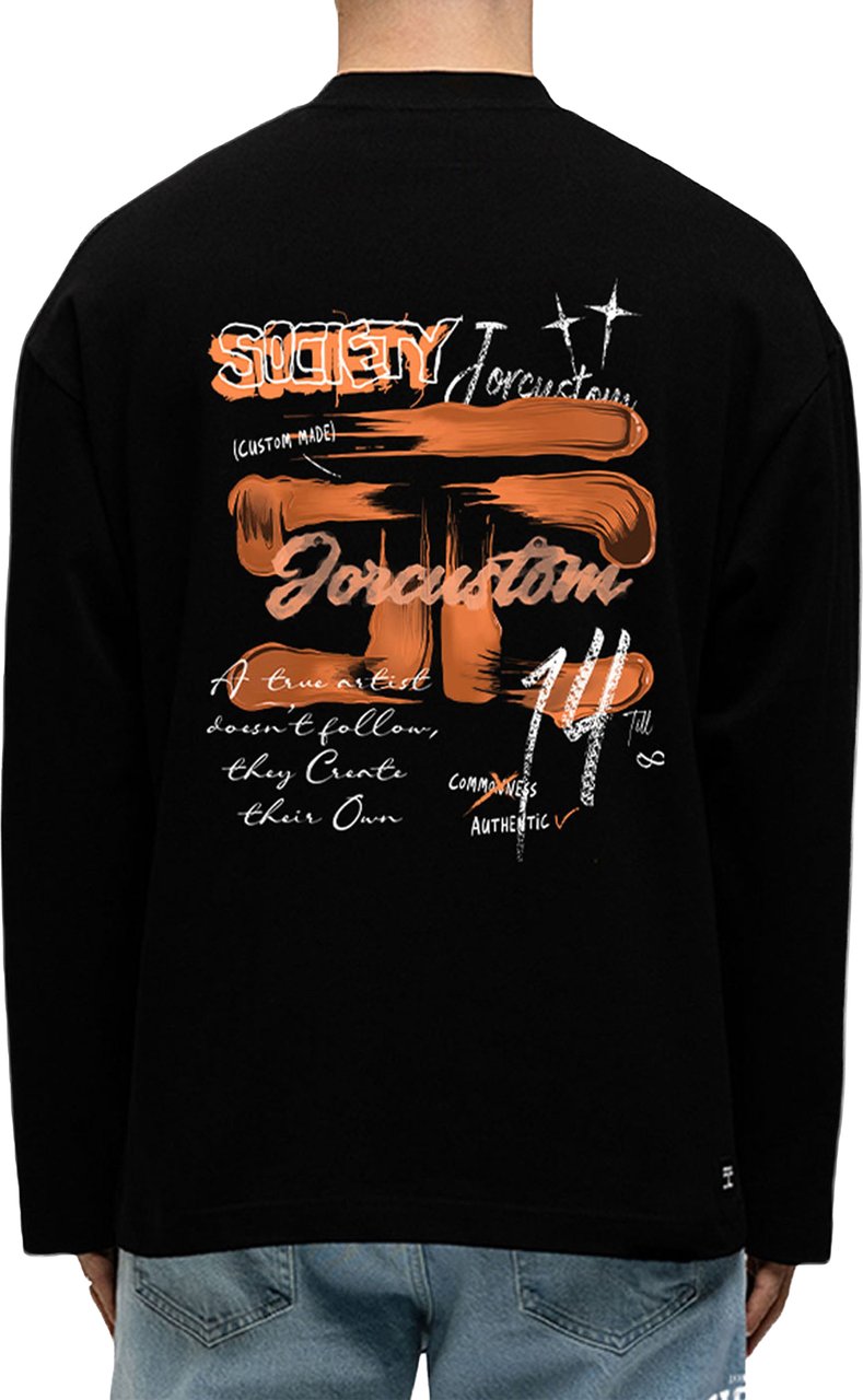JORCUSTOM KD-Artist 2.0 Longsleeve T-Shirt Zwart