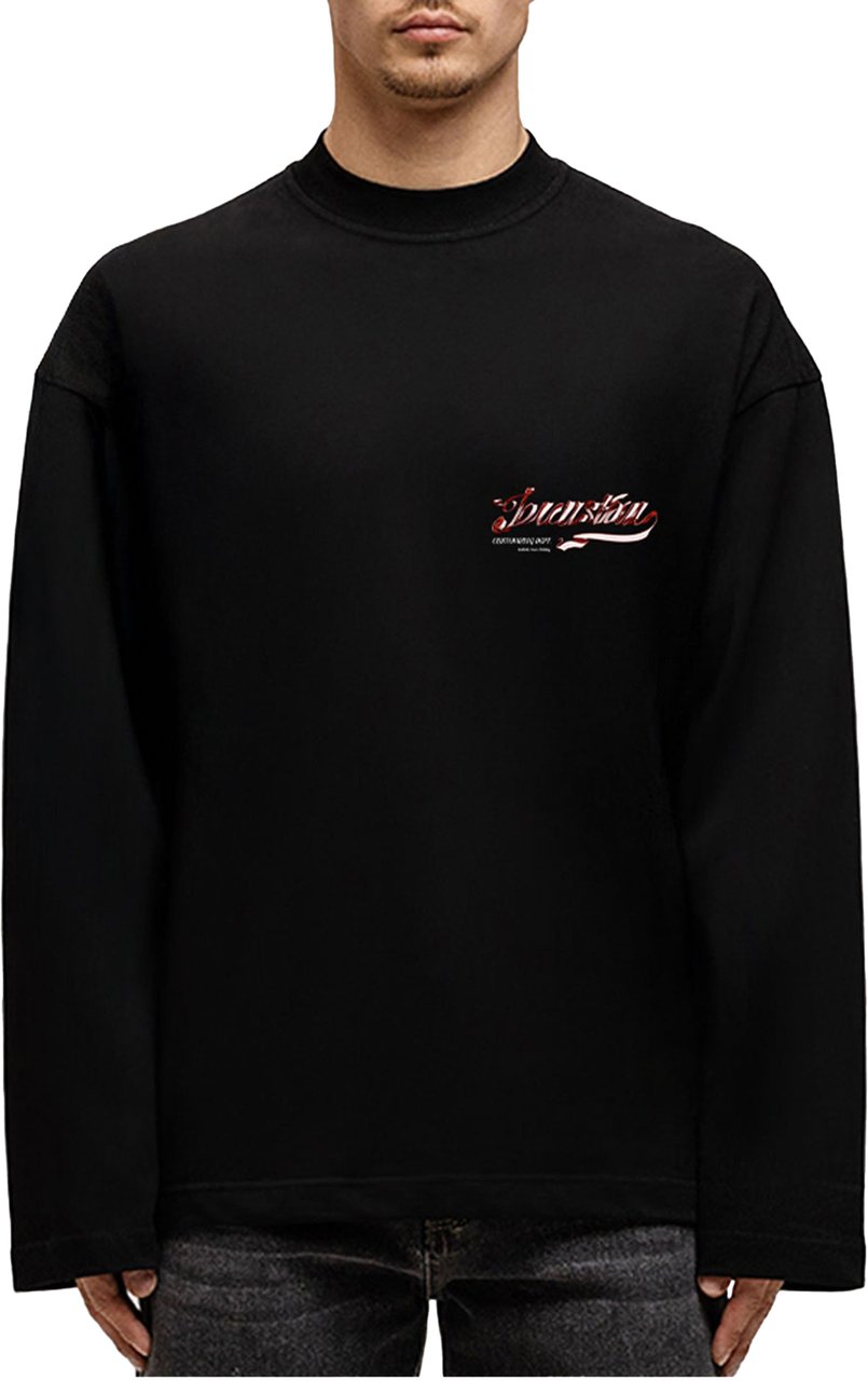 JORCUSTOM Swirl Longsleeve Zwart