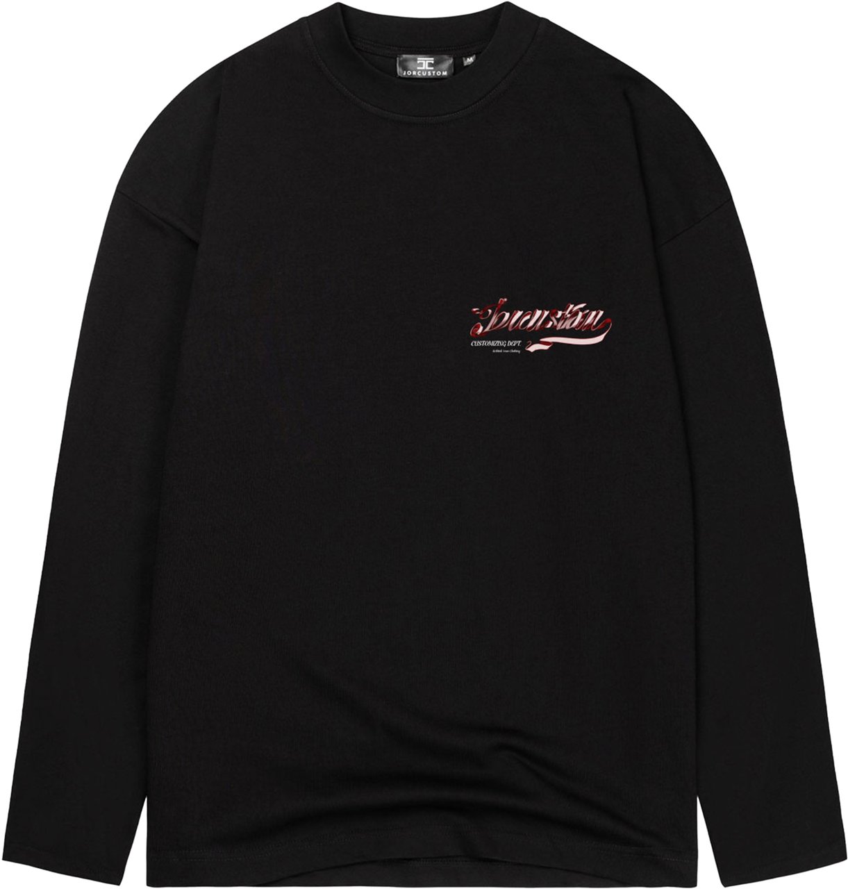 JORCUSTOM Swirl Longsleeve Zwart