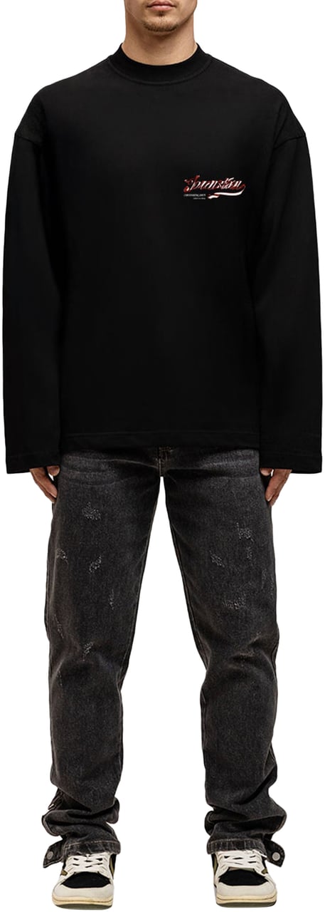 JORCUSTOM Swirl Longsleeve Zwart