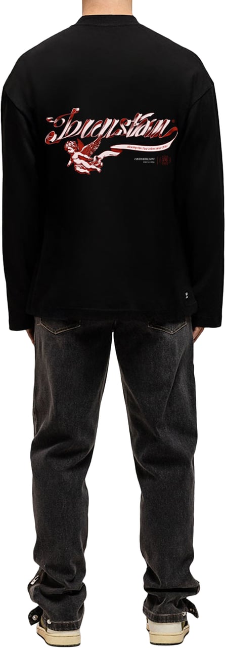 JORCUSTOM Swirl Longsleeve Zwart