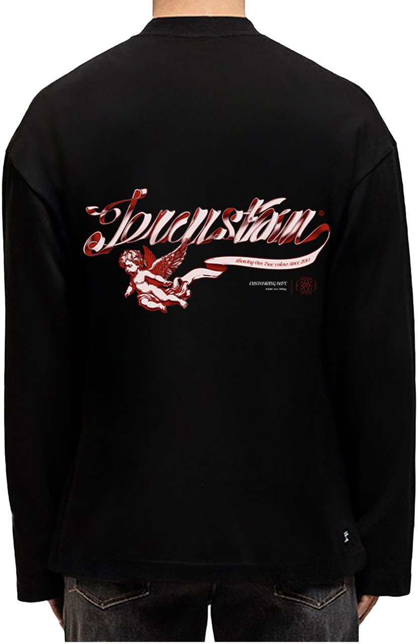 JORCUSTOM Swirl Longsleeve Zwart