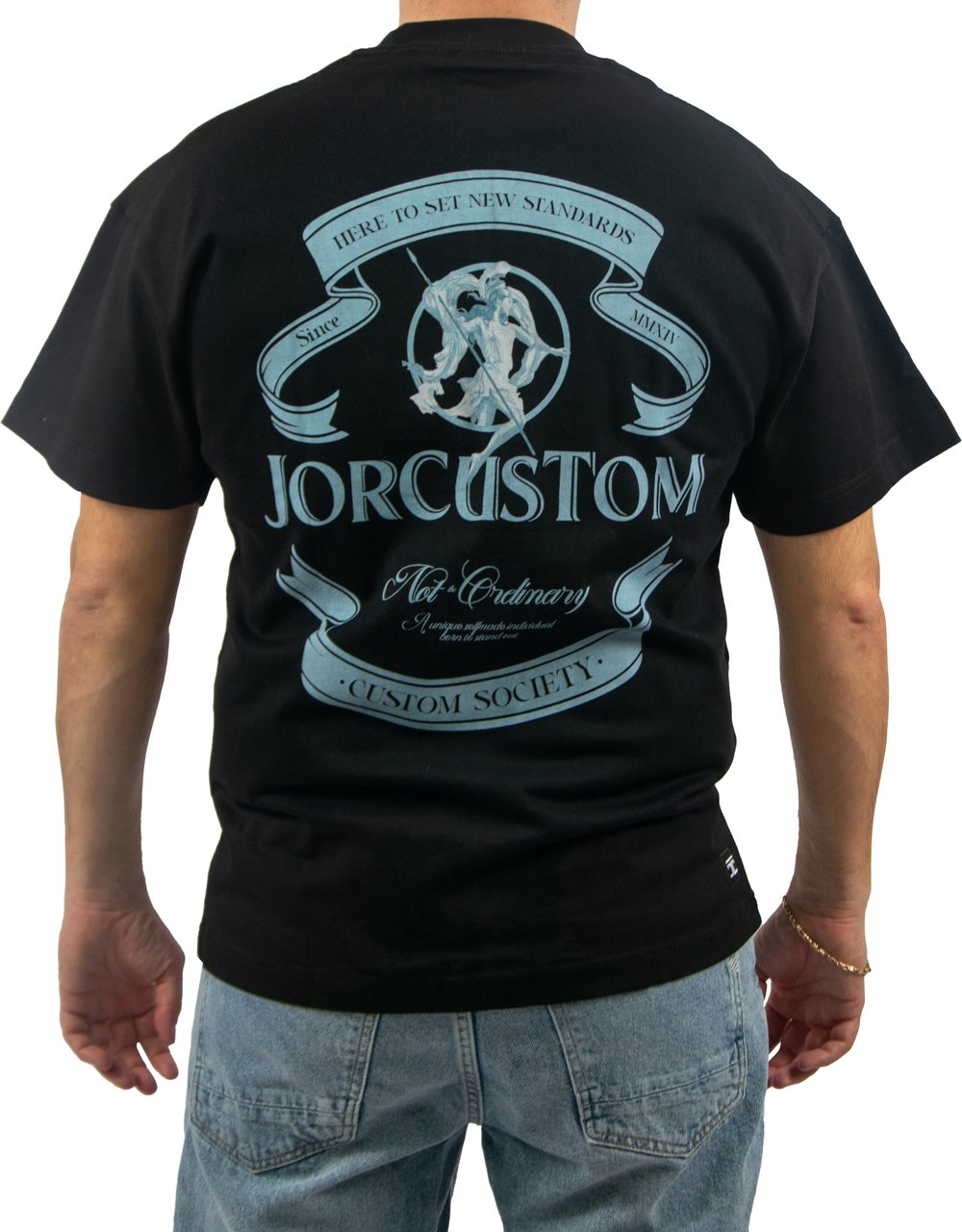 JORCUSTOM Jorcustom Ribbon Loose Fit T-Shirt Zwart