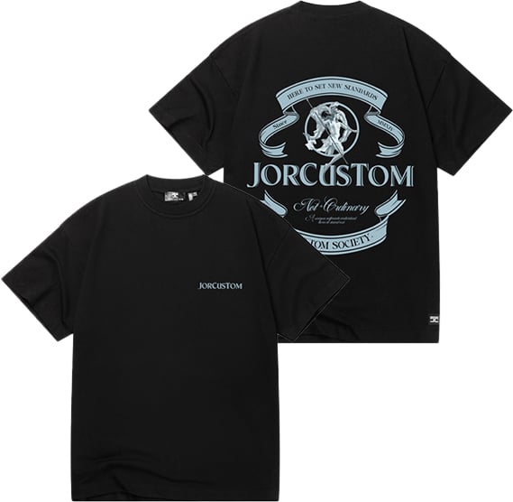 JORCUSTOM Jorcustom Ribbon Loose Fit T-Shirt Zwart