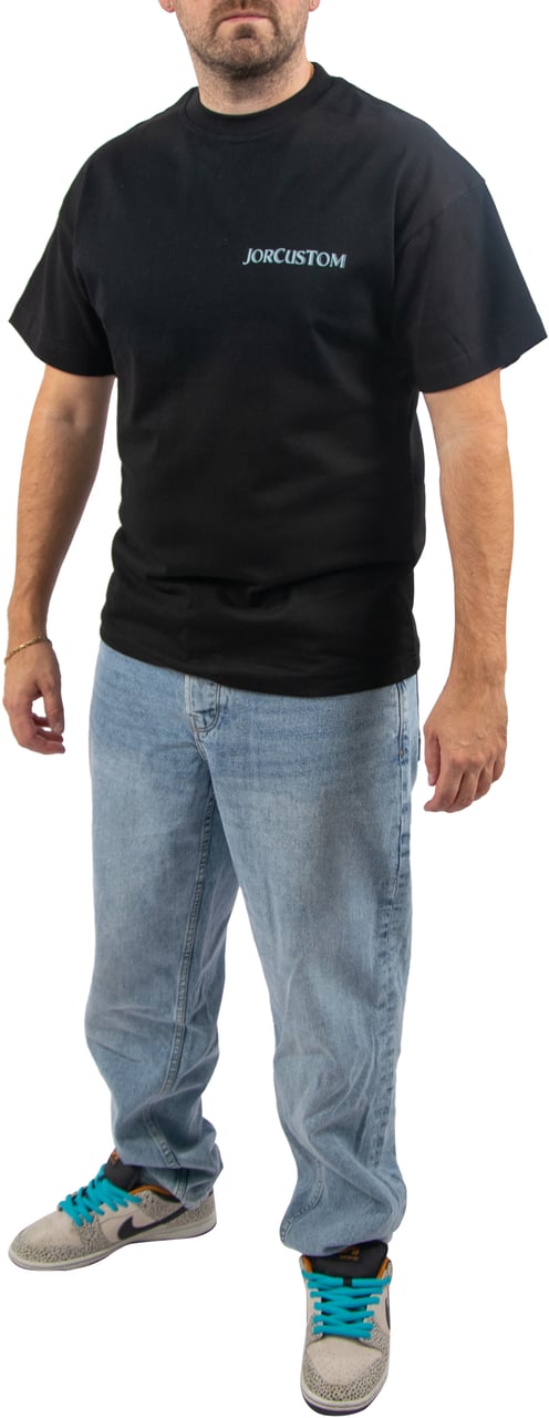 JORCUSTOM Jorcustom Ribbon Loose Fit T-Shirt Zwart