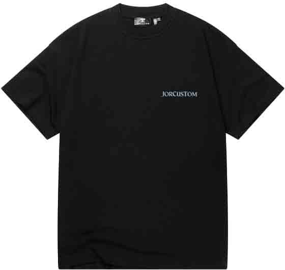 Jorcustom Ribbon Loose Fit T-Shirt Zwart